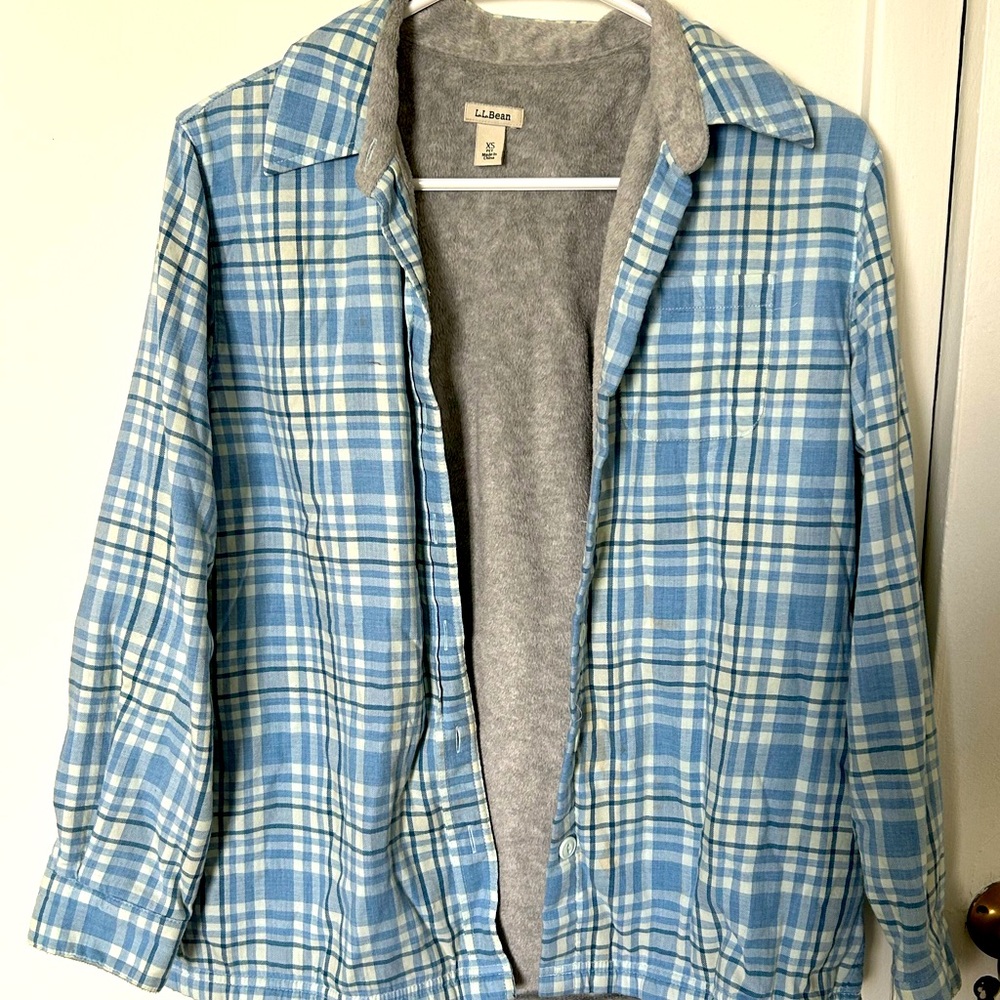 LLBean Fleece-Lined Flannel